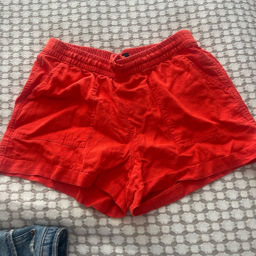 J. Crew Bright Red Shorts